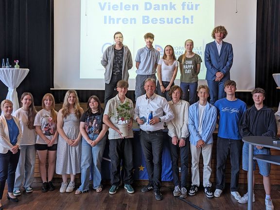 Europatag 2024: Jens Gieseke zu Gast am Gymnasium Papenburg