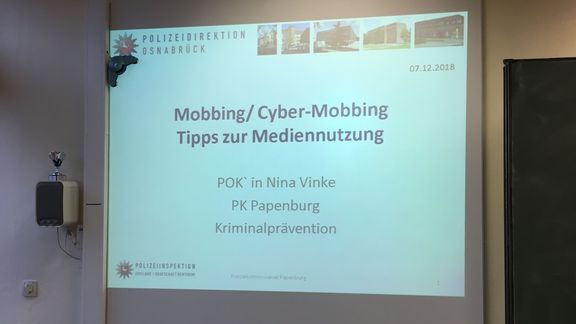 Präsentation zum Thema Cybermobbing
