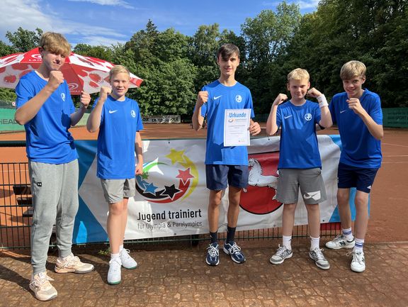 Jugend trainiert für Olympia: Vize-Landessieger im Tennis 2024