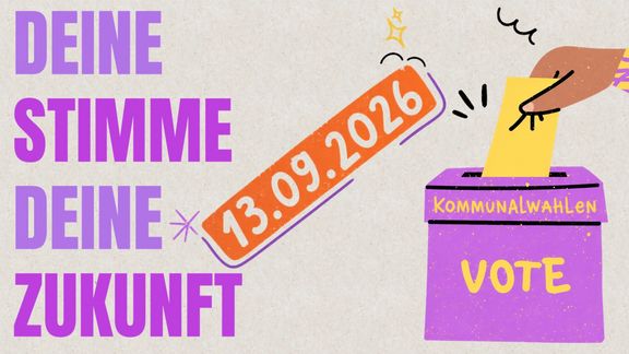 „Deine Stimme, deine Zukunft“ – Die wichtigsten Infos zur Kommunalwahl „Deine Stimme, deine Zukunft“ – Die wichtigsten Infos zur Kommunalwahl