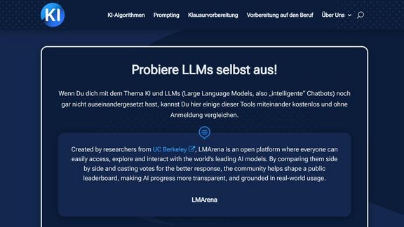 Seminarfach „KI“: Website hilft, Künstliche Intelligenz besser zu verstehen Seminarfach „KI“: Website hilft, Künstliche Intelligenz besser zu verstehen
